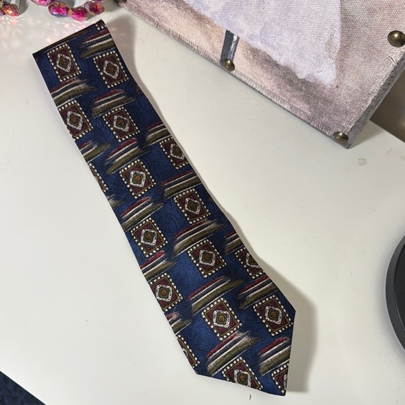 Vintage Monsieur Givenchy Blue Tie - Picture 3 of 3